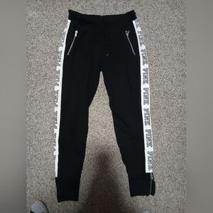 PINK black joggers